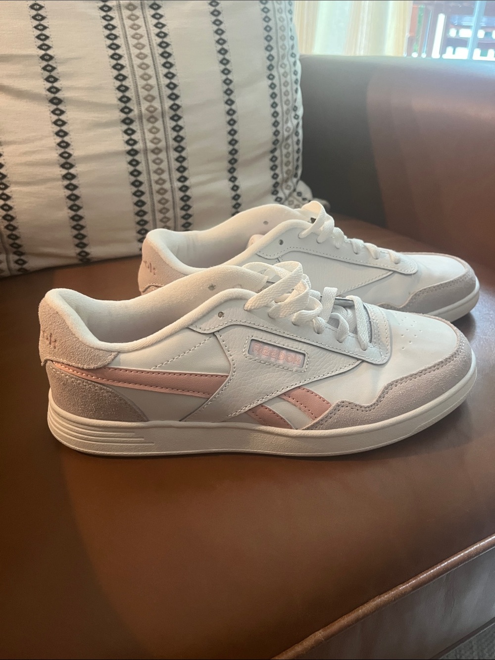 Reebok Sneakers with Pink Accents